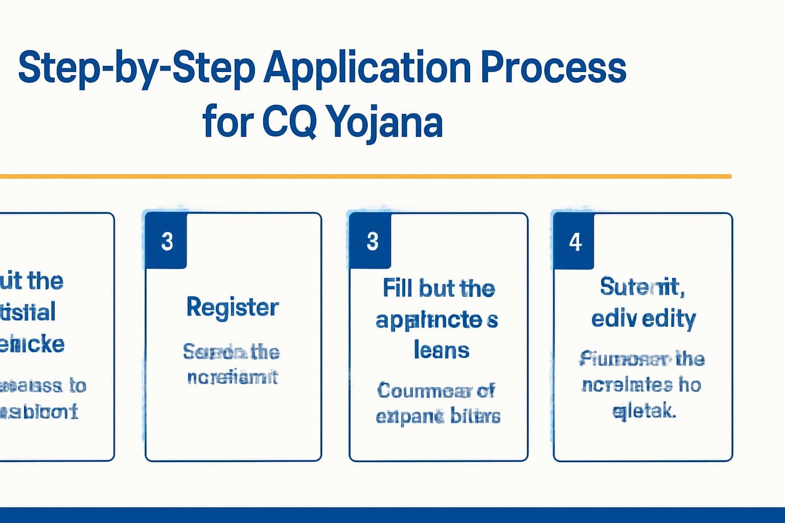 Step-by-Step Application Process for CG Yojana