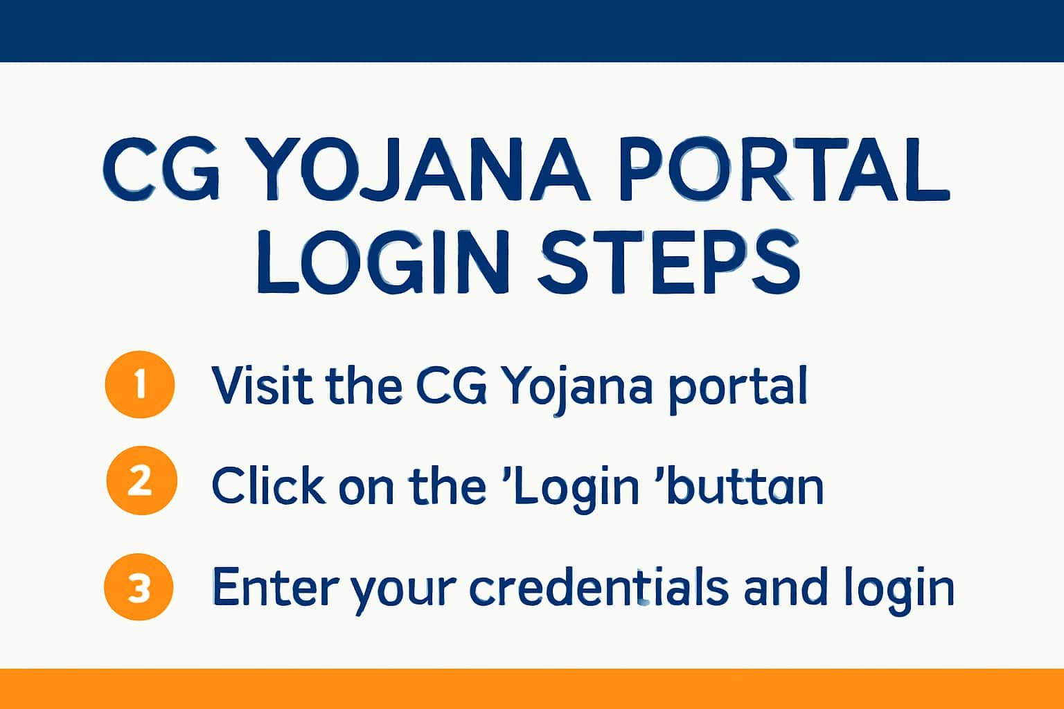 CG Yojana Portal Login Steps